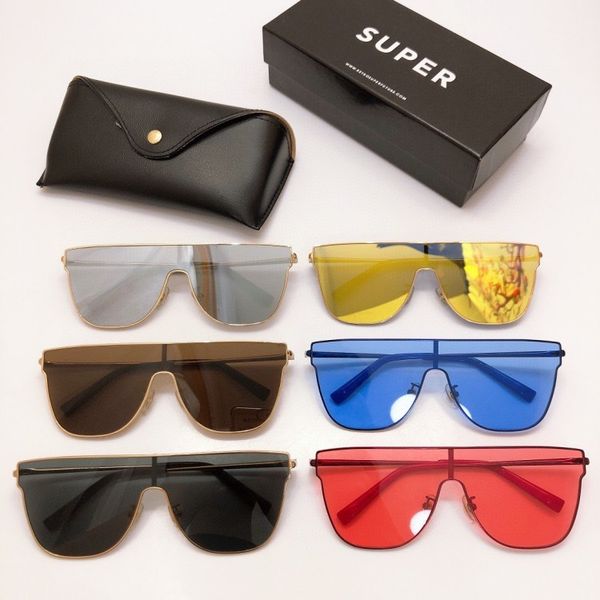 

super box sunglasses for men and women, White;black