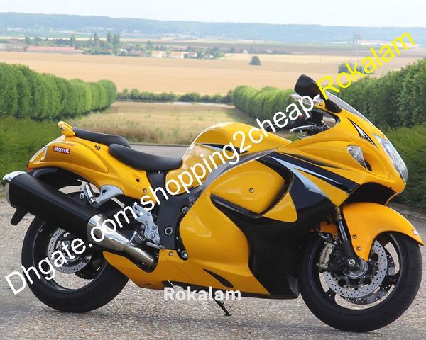 

for suzuki gsxr1300 gsx-r1300 gsx1300r yellow black sportbike fairing kit 2008 2009 ~ 2012 2013 2014 2015 2016 (injection molding)