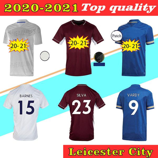 

2020 высочайшее качество leicester soccer jersey 2021 maguire vardy футбольная рубашка город vardy maddison tielemans camiseta de fútbol men, Black;yellow