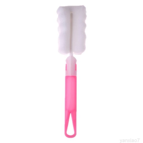 

sponge brushes wine glasses 3 colors home kitchen bar cleaning brush with handle for cup