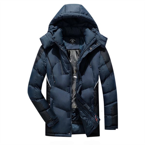 

new hooded winter thickened warm down cotton padded jacket, men's youth leisure coat fashion 2236, Black