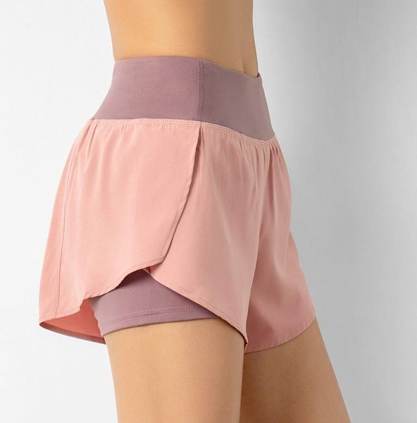 

new fitness sports shorts, women's summer pants, anti-glare, leisure and quick-drying, running yoga, exercise, breathable, Black;blue