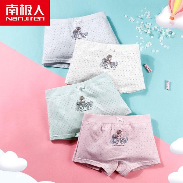 

panties nanjiren for girls cartoon girl children shorts baby grils boxers print teenager underpants 4-16t 4/pcs1, Camo