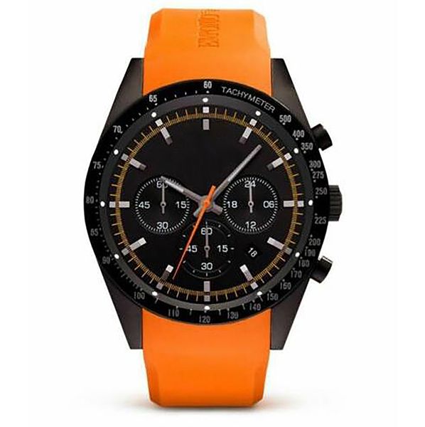 

лучшее качество 2020 новая мода мужская мужская наручные часы ar5985 ar5987 резиновая полоса кварцевые часы хронограф, Slivery;brown