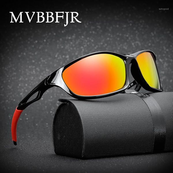 

mvbbfjr polarized men anti glare eyeglasses sport eyewear driving women mirror sunglasses goggles designer uv4001, White;black