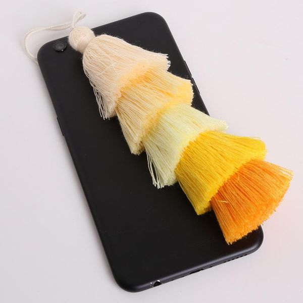 

2pc 5 layer polyester tassels jewelry findings mini tassel fringe trim pendants diy hand made earring arts crafts embellishments h jlluav