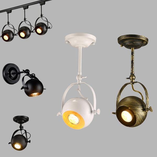 

wall lamp american loft vintage style iron lamps adjustable metal led light home lighting for bedroom/restaurant