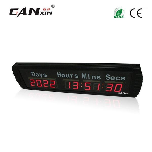 

wall clocks [ganxin] year decoration wholesale red color 1.8'' led digital days hours minutes clock event timer1