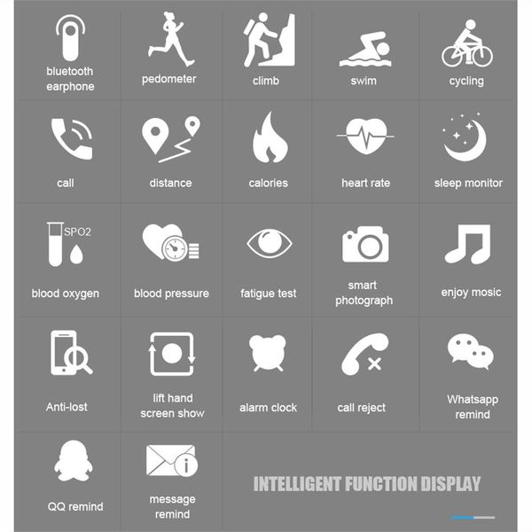 

smart bracelet by51 bluetooth 696, sports watch 2 in 1 heart rate and blood prsure co