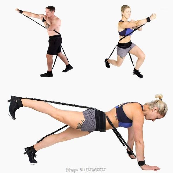 

resistance bands fitness stretching strap set for leg arm exercises boxing muay thai gym bouncing training d18 20 dropship1