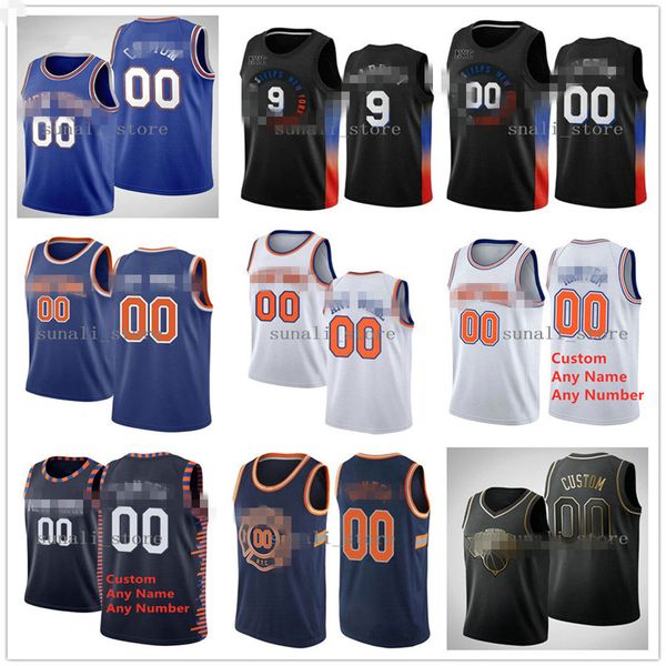 

2020 basketball draft pick jerseys 17 davis 1 obi in frank 11 ntilikina rj 9 saben lee barrett immanuel mitchell 23 robinson quickley, Black;red