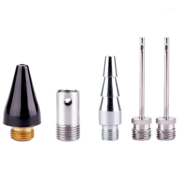 

7 pieces air blow machine accessory kit interchangeable nozzles air compressor tools kit1