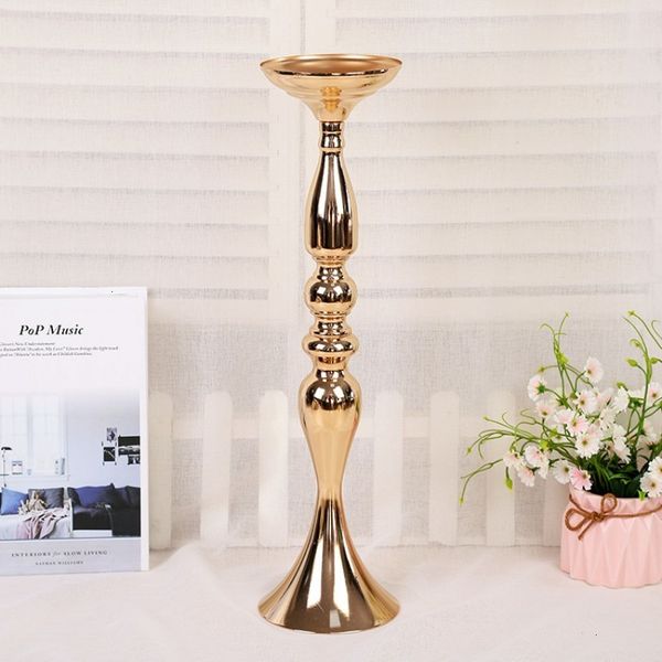 

candlestick candle holder 32/38/50cm silver/gold home decoration ornaments road lead main table vase flower arrangement wedding 1 nj6dn