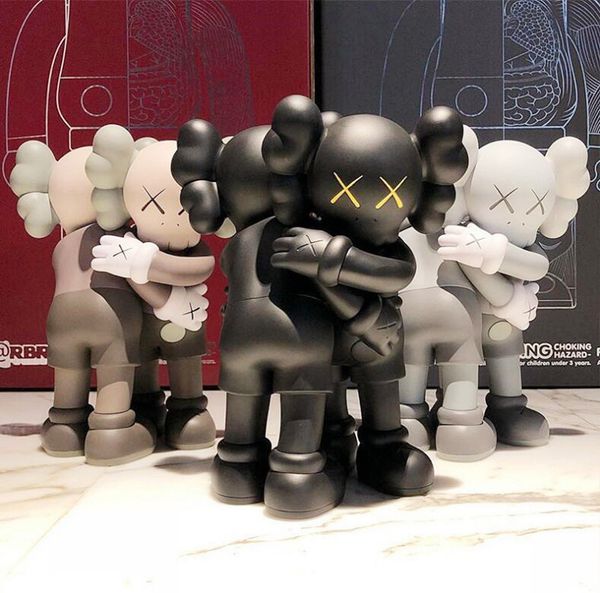 

popular 26cm 1.2kg originalfake k a w s companion detachable and embrace the style for original box action figure model decorations gift