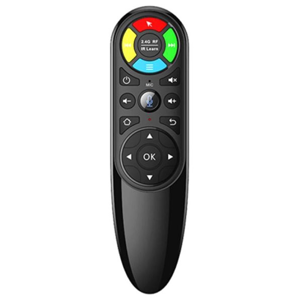 

q6 voice remote control 2.4g wireless air mouse gyroscope ir learning, suitable for android tv box