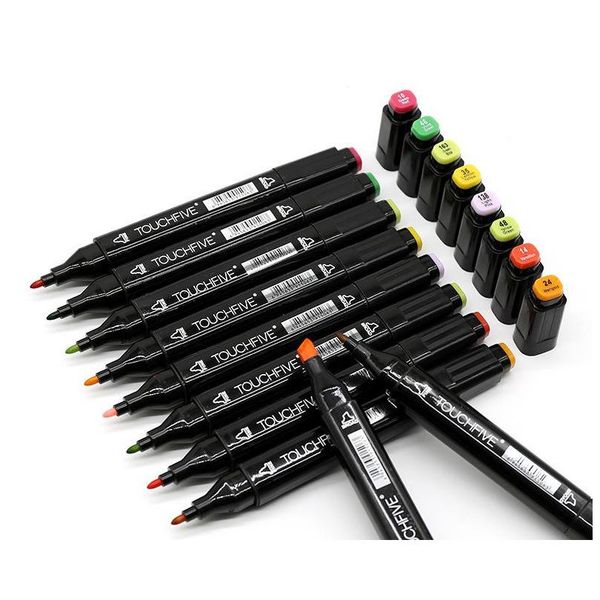 

touchfive 80 color dual headed art markers set artist sketch oily alcohol based markers for animation manga bbyhnh bdesports