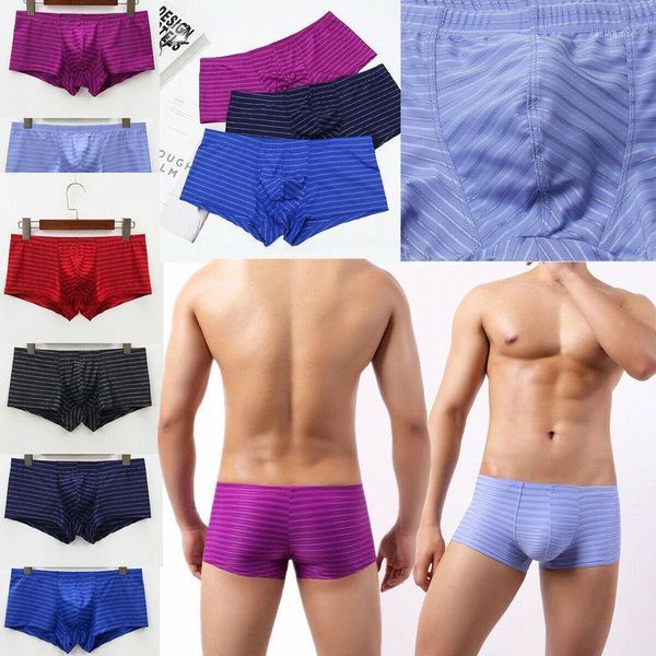 

mens underwear boxers men boxershort panties man boxeur homme underpants calzoncillos striping spandex with polymide 20201, Black;white