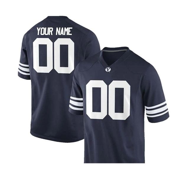 

custom 123s,youth,women,toddler, brigham young cougarspersonalized any name and number any size stitched college jersey, Black