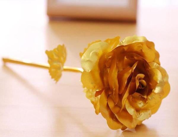 

christmas day gift 24k gold foil plated rose creative gifts lasts forever rose for valentine bbyicv ladyshome