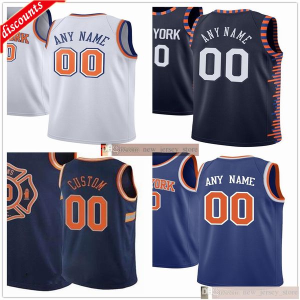 

custom printed 9 rj barrett 23 mitchell robinson 30 julius randle 20 kevin knox allonzo 14 trier 1 bobby portis basketball jerseys, Black;red