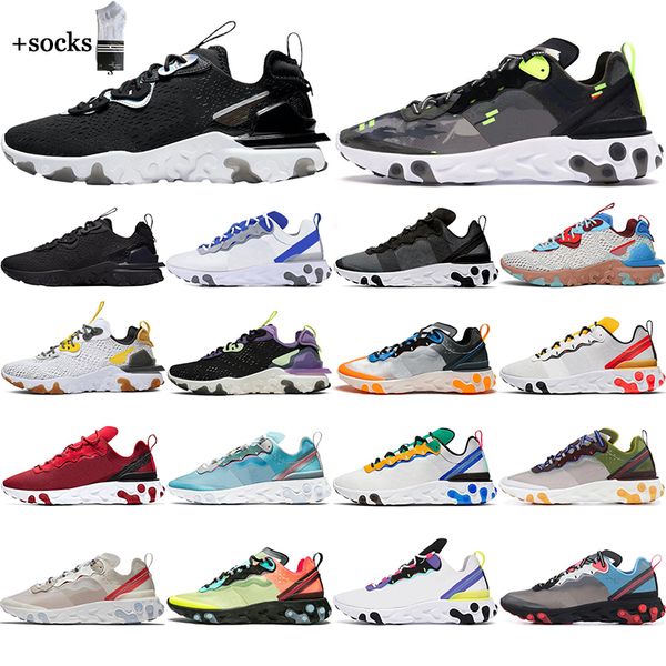 

men womens 87 55 running shoes total orange camo iridescent gravity honeycomb purple vast grey mens trainers breathable sport sneakers