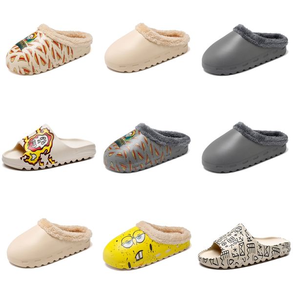 

hotmarzz женщины flip flops мультфильм граффити тапочки пляжные сандалии летняя обувь 2020 бассейн душевая обувь # 18411112, Black