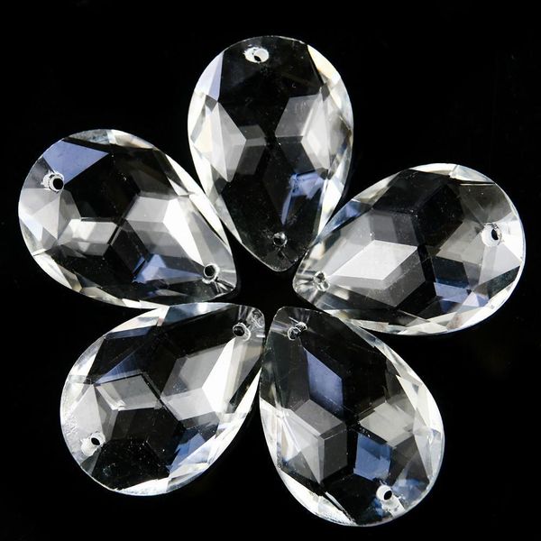 

1pc bauhinia chandelier crystals prisms pendant hanging crystal decorations suncatcher accessories for chandeliers 38mm 2 holes h jllkuq