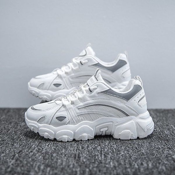 

2021 new gross spring fall vulcan not-slip sneakers casual women dad's shoe shoes th4g, Black;white