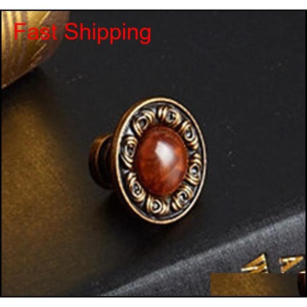 

96mm 128mm european style retro jade furniture handles brown jade kien cabinet wine cabinet drawer pulls kn qylznj bde_luck