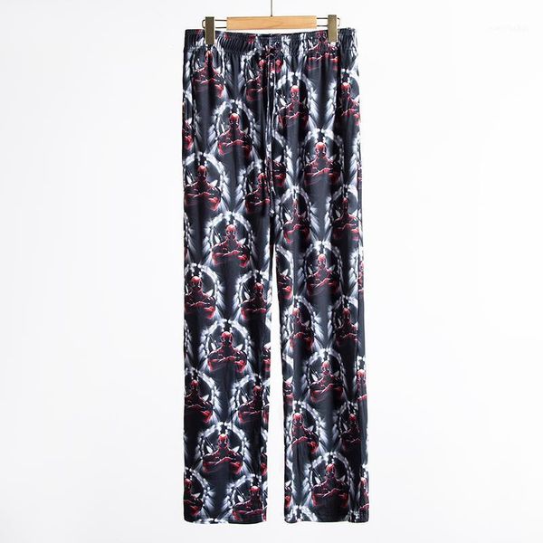 

men's pyjama pants trousers1, Black;brown
