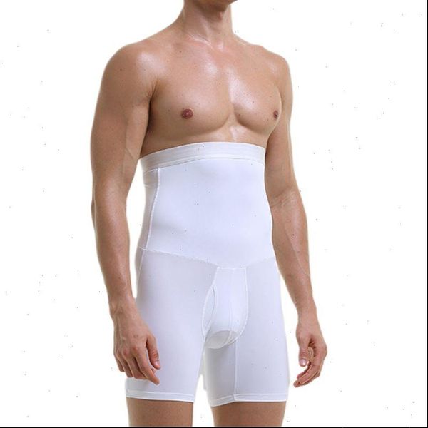 

mens high waist trainer anti wave butt lifter shorts body shaper slimming panties tummy control boxer m 3xl, White;black
