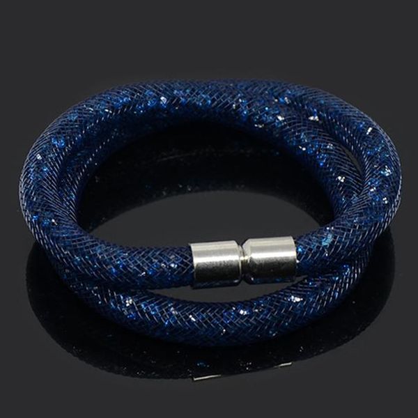 

chanfar 16 цветов прекрасный кристалл сетчатый браслет кристаллические ювелирные изделия магнитная застежка двойной браслет ювелирные издели