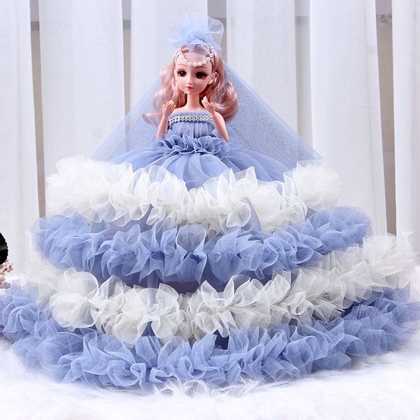 

2020 style new year gift lovely pretty barbie doll set doll girl birthday play house toy joints can move