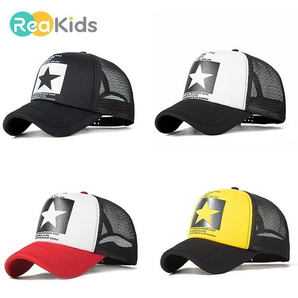 

reakids children's baseball cap new pattern baby boys girls baseball cap children boy girl sun hat kids summer for baby, Yellow