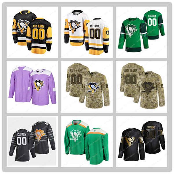 

pittsburgh penguins 2020-21 джерси каспери капанен сидни кросби крис латанг джейк гунцель зач-астон-риз брайан ржавчины патрик марло, Black;red