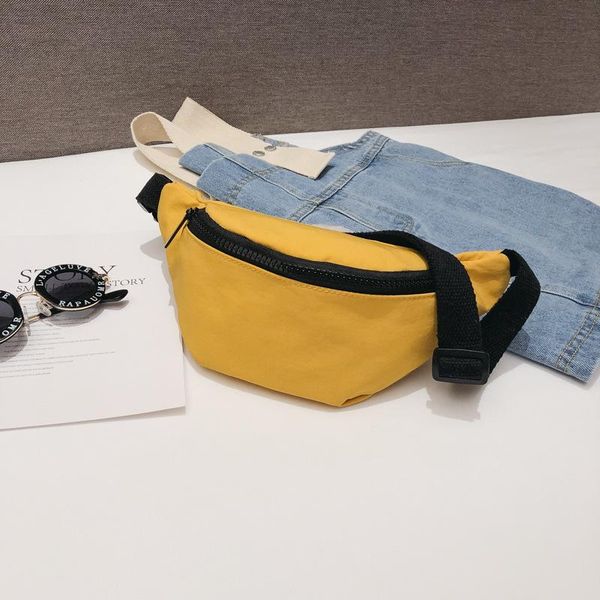 

waist bags casual bag for women girls belt solid kids fanny pack black red yellow baby girl summer chest packs