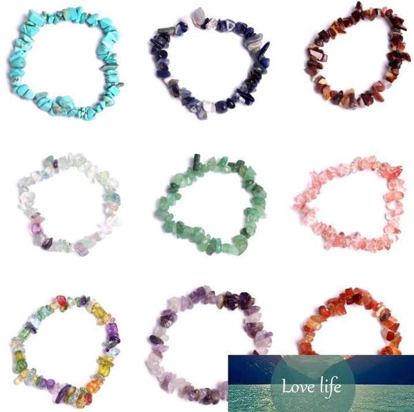 

colors crystal sodalite chip 18 healing stretch natural mixed gemstone chakra fashion bracelet lover bangler0dm, Black