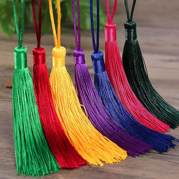 

12pcs lot 12cm tassel silk fringe sewing 20 colors available decorative tassels for curtains home sheets decoration accessories h bbyiny