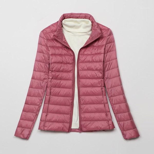 

plus size 6xl 7xl winter women's jacket ultra light down jacket white duck down hooded female jackets parka casual slim coats1, Black;brown