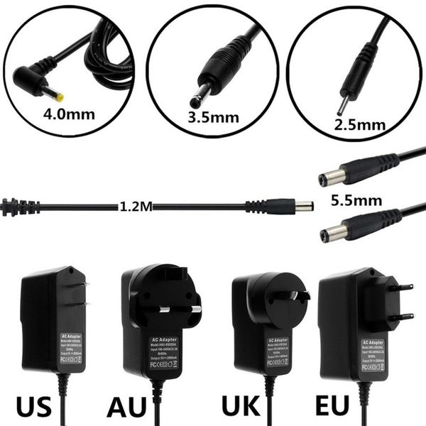 

universal charger 5 v 2 a dc 2.5 mm eu power adapter supply for android tablet