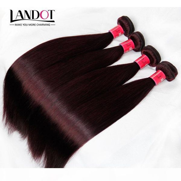 

burgundy wine red color 99j brazilian virgin hair weave bundles peruvian malaysian indian silky straight virgin remy human hair extensions, Black