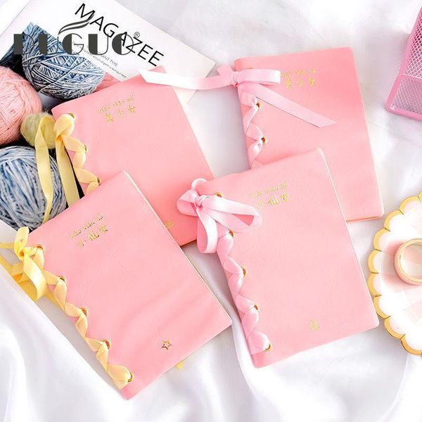 

notepads duguo cute stationery korean cartoon fun little fairy notebook diary book student account kawaii school supplies1, Purple;pink