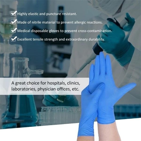 

factoryx73bgloves latex household garden factory/lot home cleaning disposable rubber bacteria proof mittenoutletd4khoutl