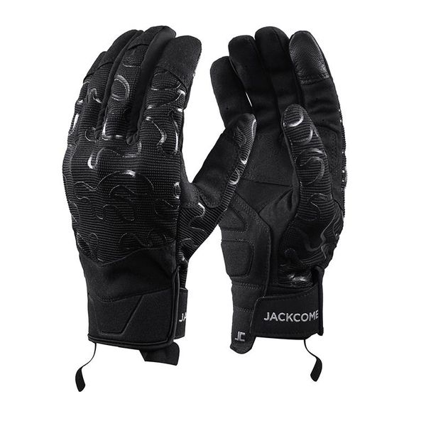 

2020 новый дизайн дышащие мотоциклетные перчатки летний сенсорный экран дизайн мотоцикл перчатки с pvc протектор jllrww, Black