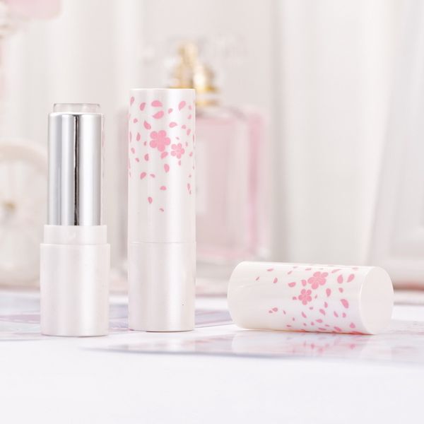 

cute beautiful pink flowers decoration handmade lipstick cosmetic empty lip tubes containers