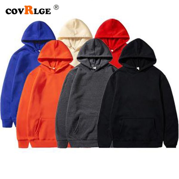 

quality brand men hoodie spring autumn male hip hop streetwear men pullover sweatshirts hoodies mens solid color hoodie, Black