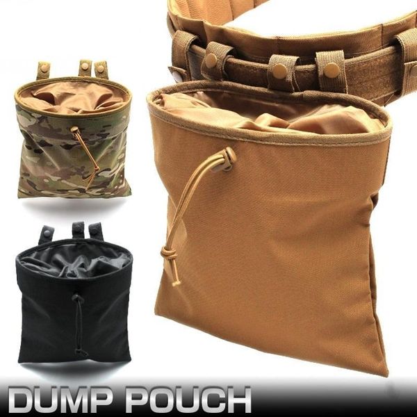 

outdoor gadgets cqc molle system ar15 tactical dump magazine pouch hunting recovery bag drop accessories1
