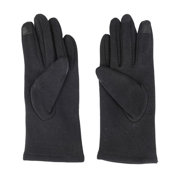 

black women's velvet gloves fg06
