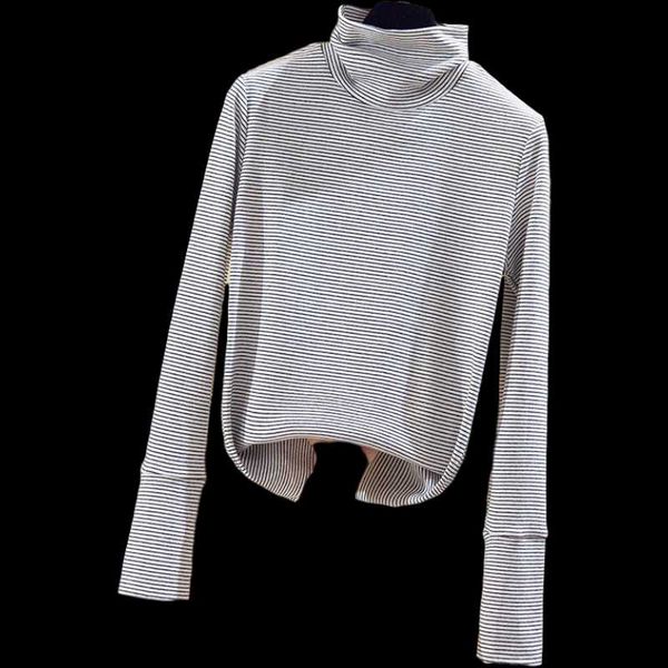 

basic blouse women long sleeve womens turtleneck 2021 spring autumn cotton new plus size shirt women chemisier femme hiver, White