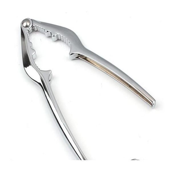 

durable nutcracker tool nutcracker kitchen gadgets metal nut cracker glossy silver zinc alloy waln jllpuc dh_niceshop